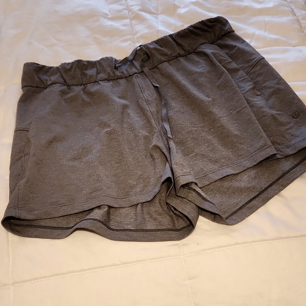 Grey Lululemon shorts